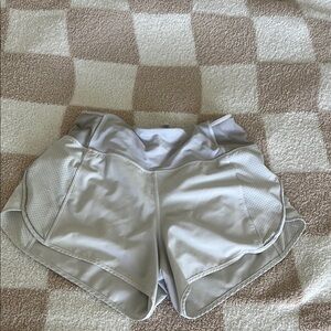 Women's White Athletic Shorts